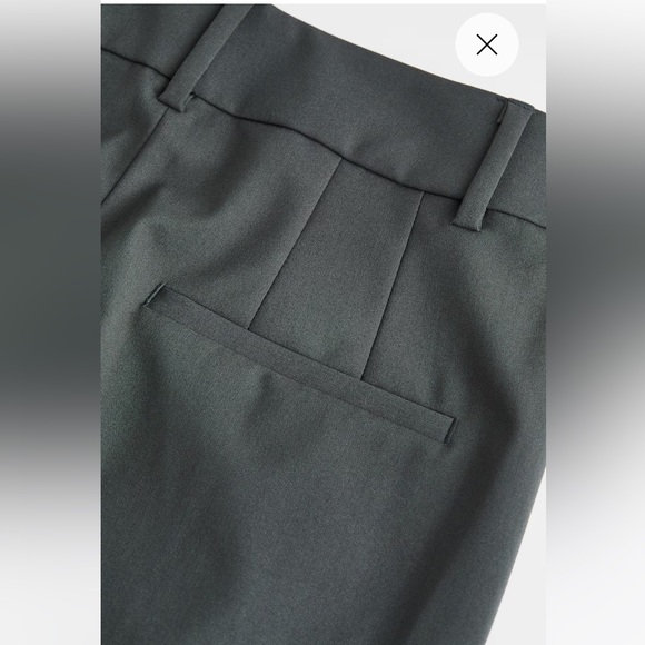 H&M Slacks in Dark Green, Ankle Length, Tapered, size 10 - Picture 4 of 13